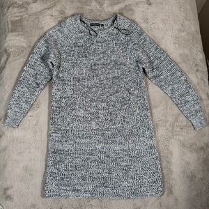 Brave Soul‎ London Sweater Dress Knit Long Sleeve Casual Gray Size 22